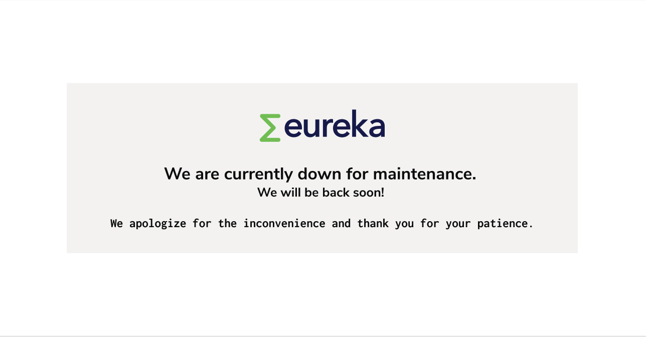 We are currently down for maintenance.
    We will be back soon! We apologize for the inconvenience and thank you for your patience.